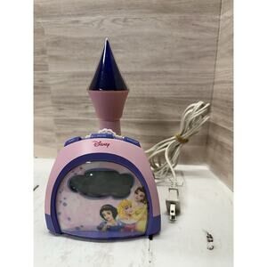 Disney Princess Alarm Clock Radio Star Light Castle Projector Pink